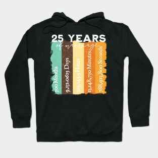 25th Wedding Anniversary Hoodie